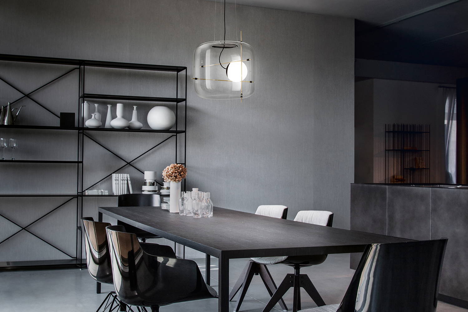 Plot Suspension Light over dining table