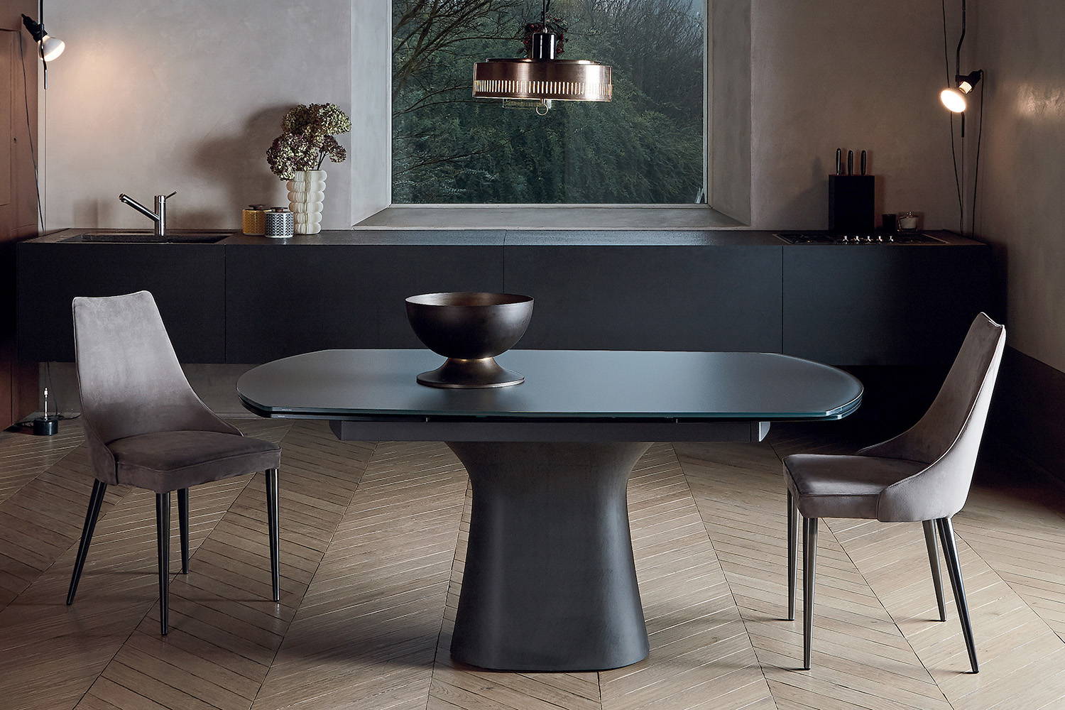 Podium Extension Dining Table by Bontempi Casa | room service 360°
