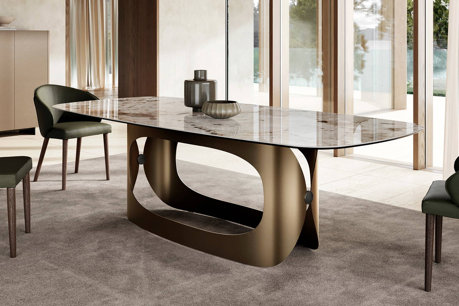 Polifemo dining table by eforma