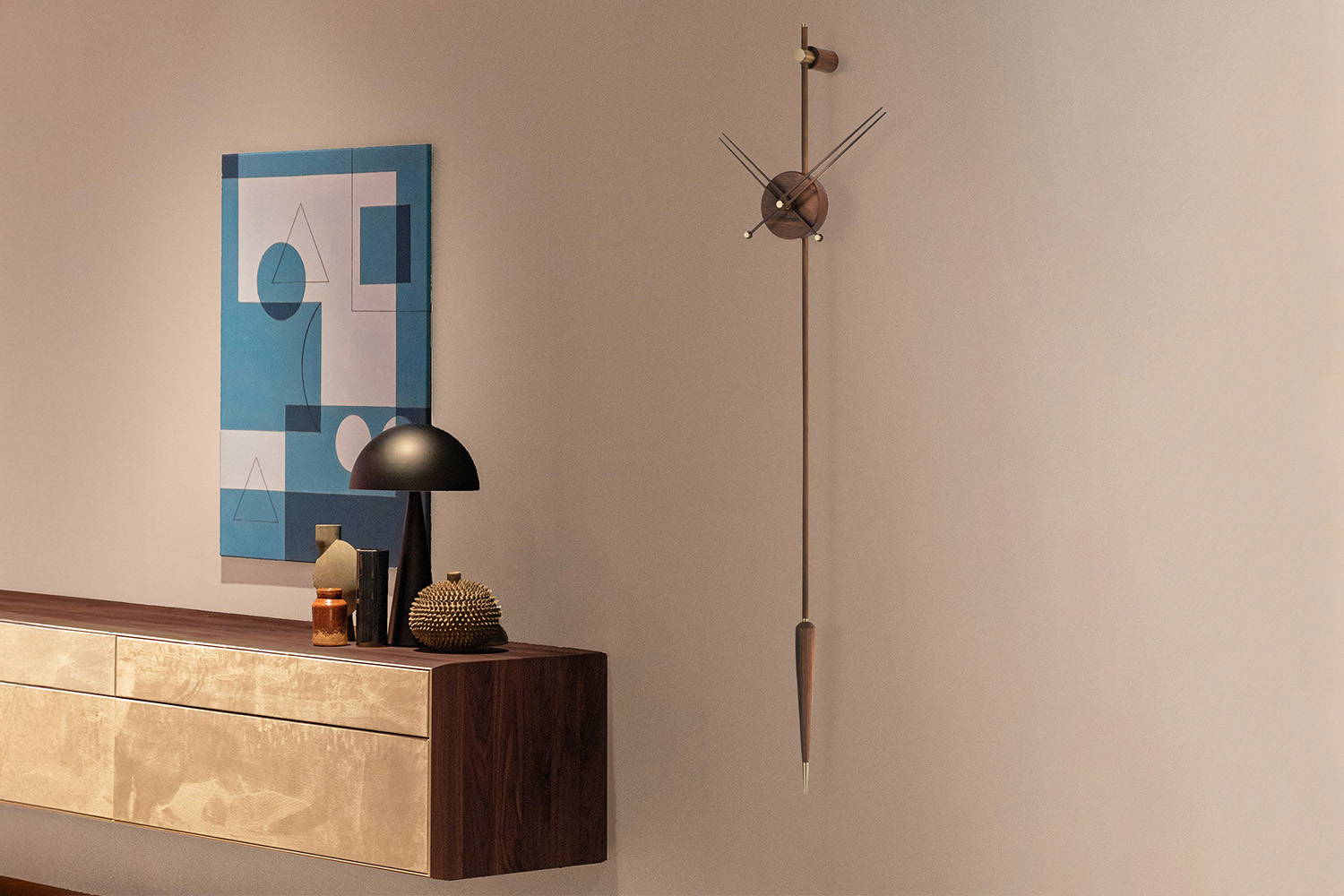 The Punto y Coma Premium Clock designed by Jose Maria Reina for Nomon