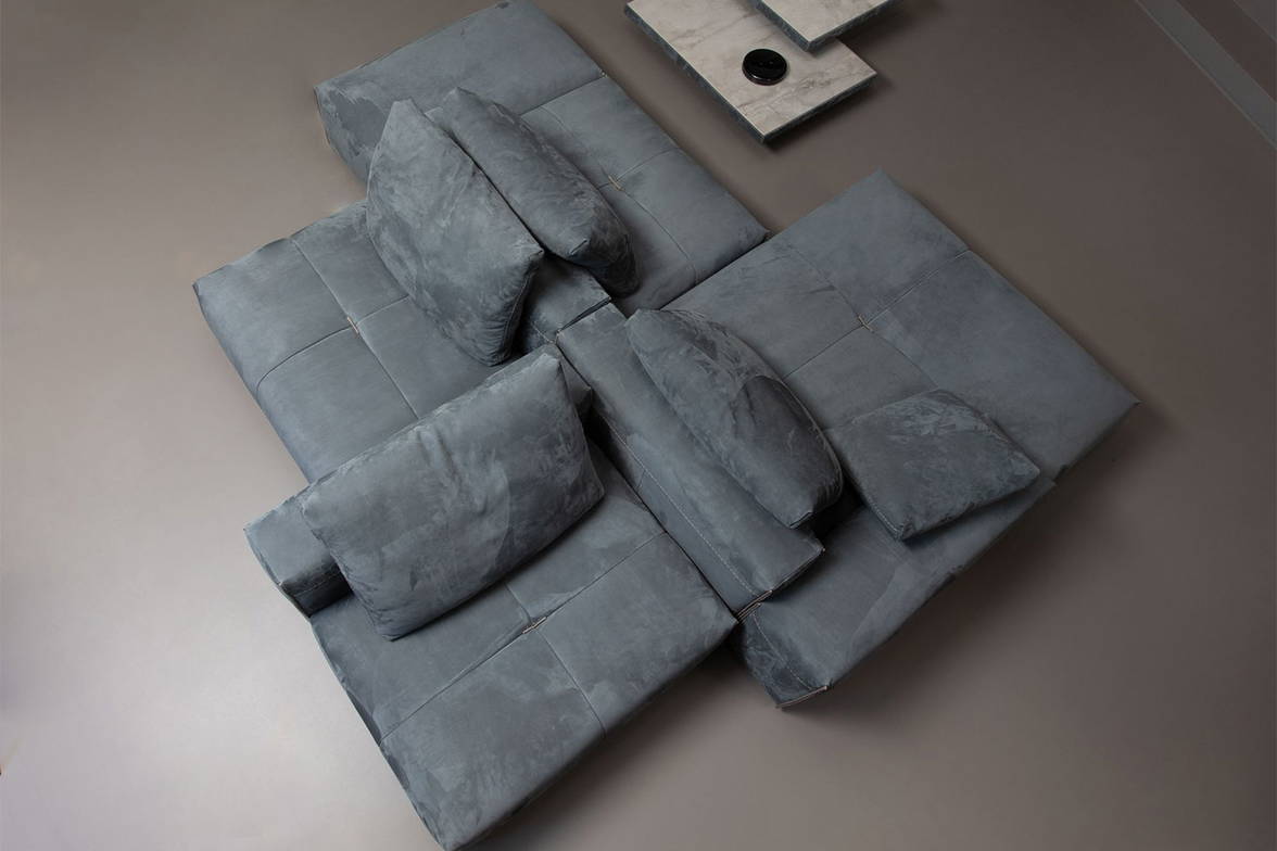 Puzzle Double Sided Sectional by Giuseppe Vigano Puzzle Double Sided Sectional by Giuseppe Vigano