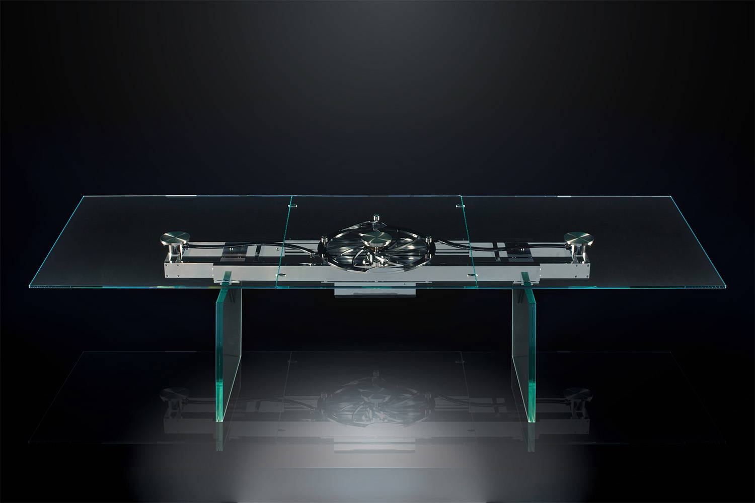 Quasar Glass Dining Table