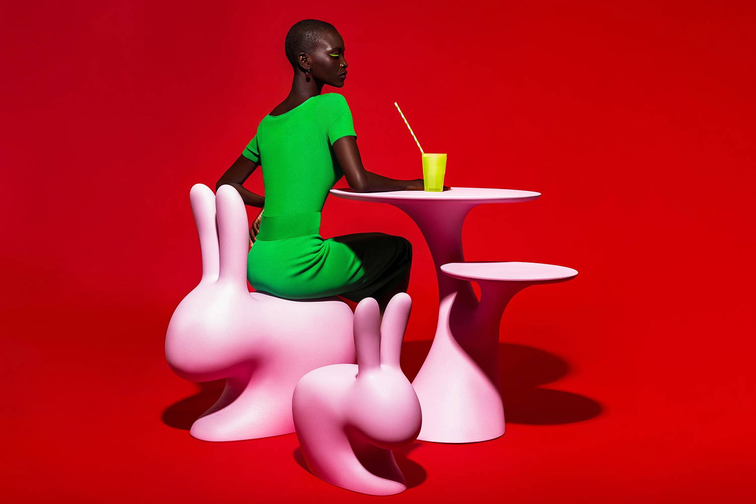 服/ファッション qeeboo rabbit chair Rabbit Chair by Qeeboo | room service 360°