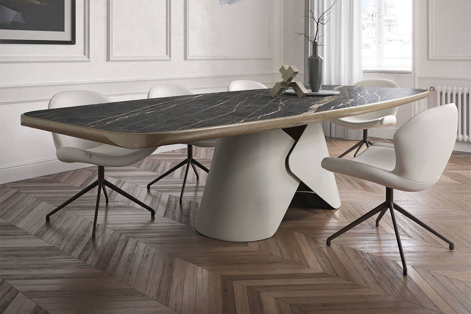 Rachel Turn Dining Chair by Cattelan Italia | room service 360°