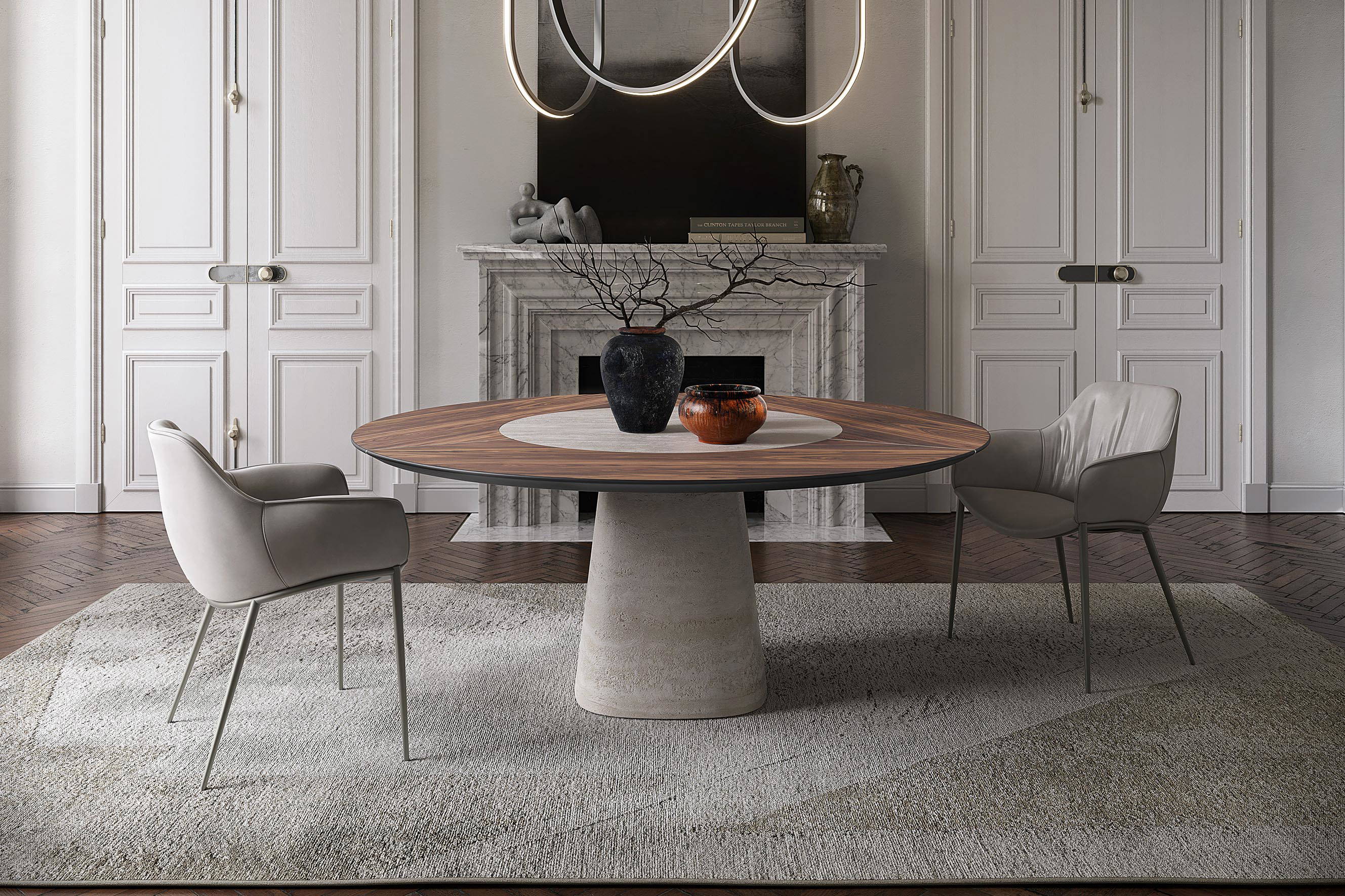 Rado Ker-Wood Round Dining Table