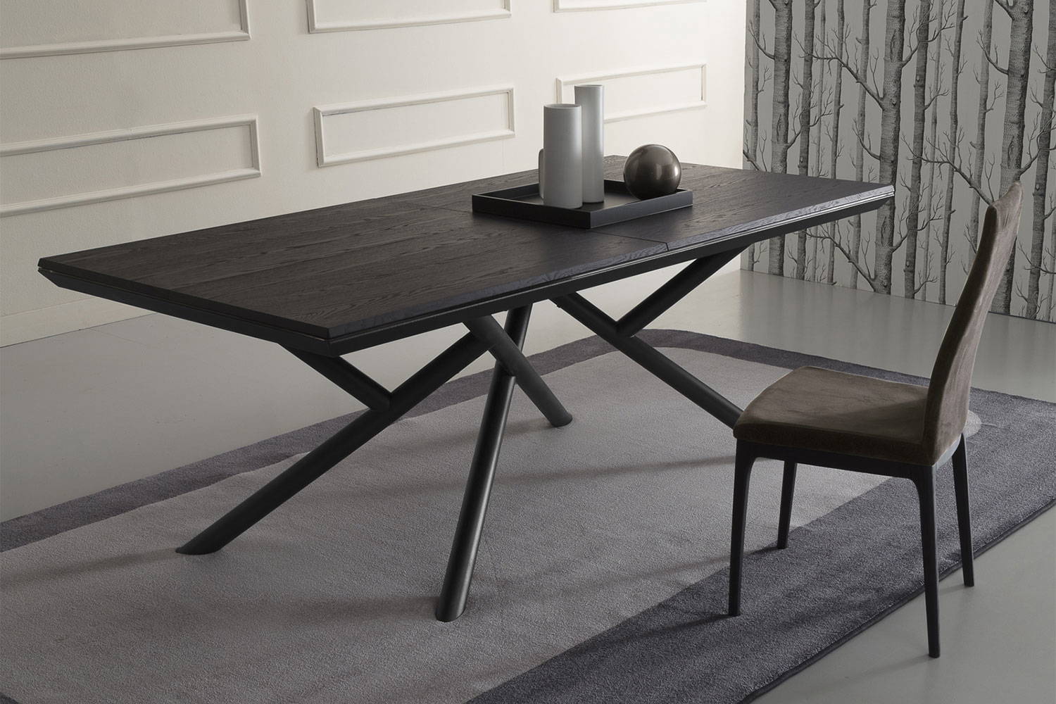 Random extension dining table by Ozzio Italia