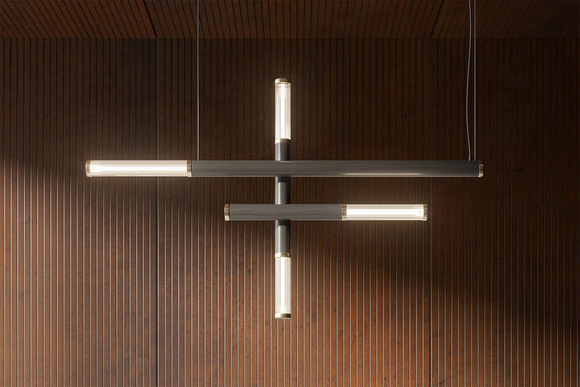 Single vertical Regata suspension light by Cattelan Italia. Single vertical Regata suspension light by Cattelan Italia.