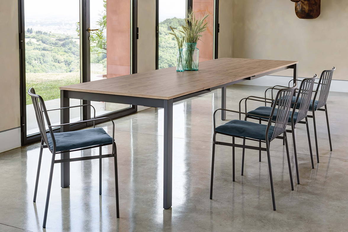 Reid extension dining table is available in various options Reid extension dining table is available in various options