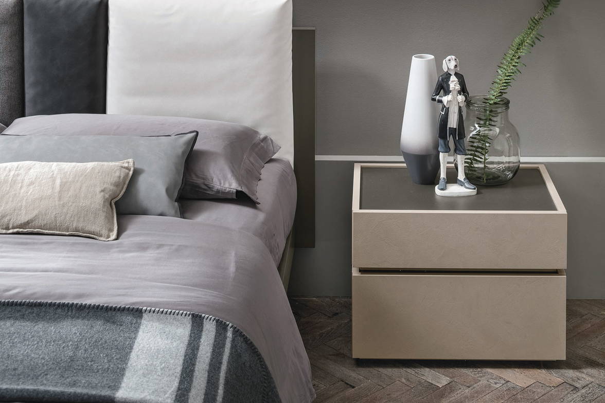 Replay stackable nightstand in laminate cement finish Replay stackable nightstand in laminate cement finish