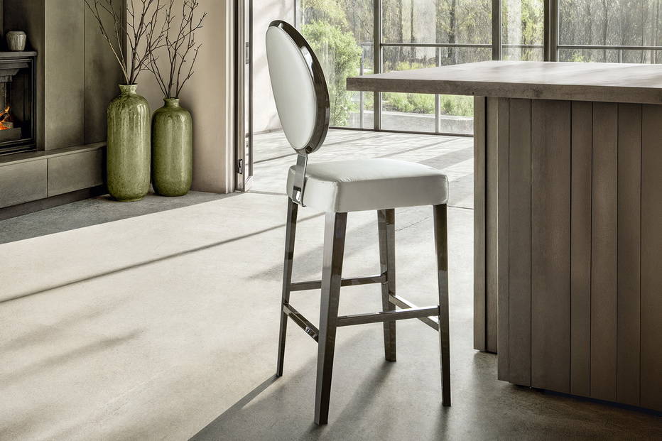 Resort Wood Bar Stool designed by Stephano Morandini