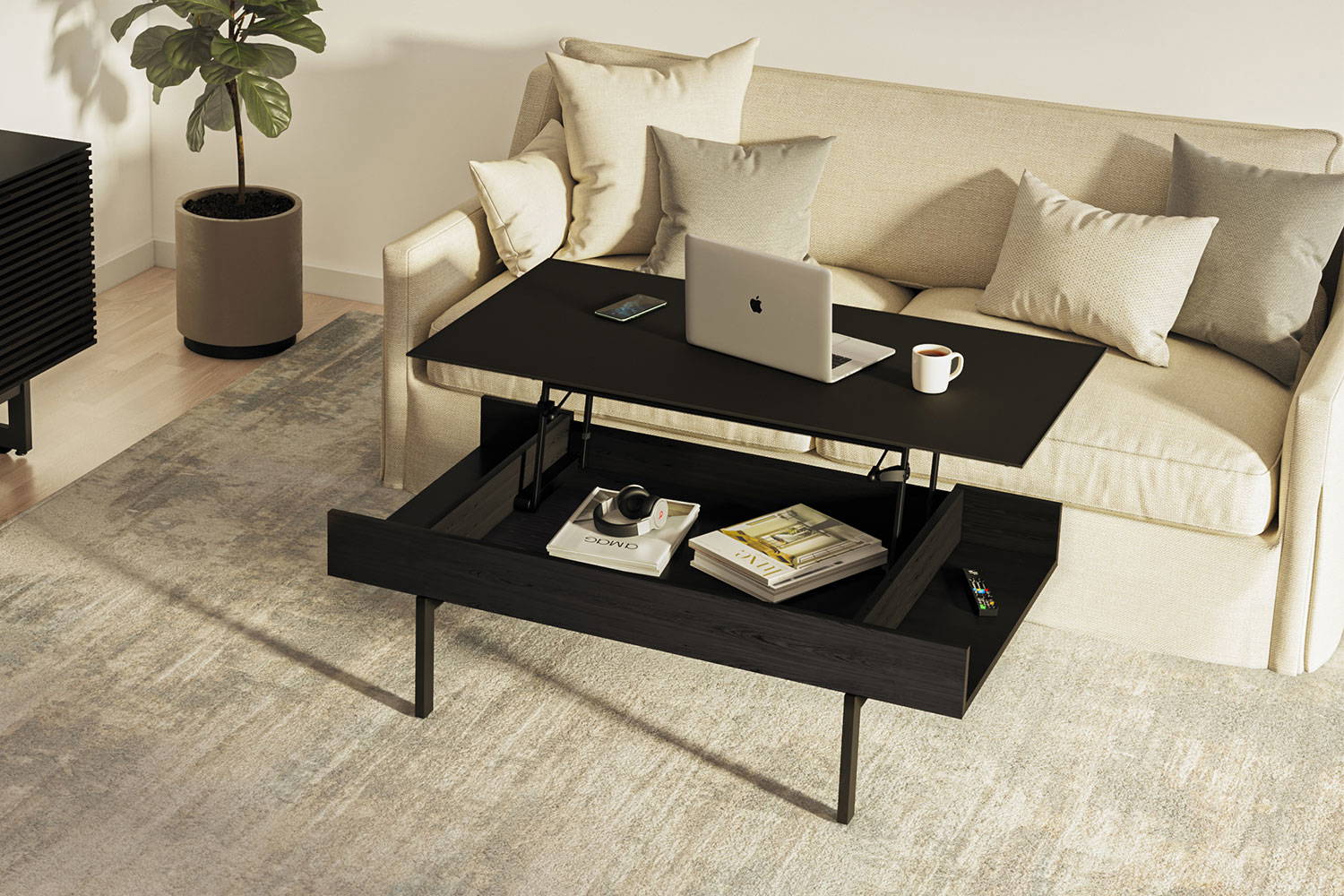 Reveal 1192 Lift Coffee Table by BDI | room service 360°