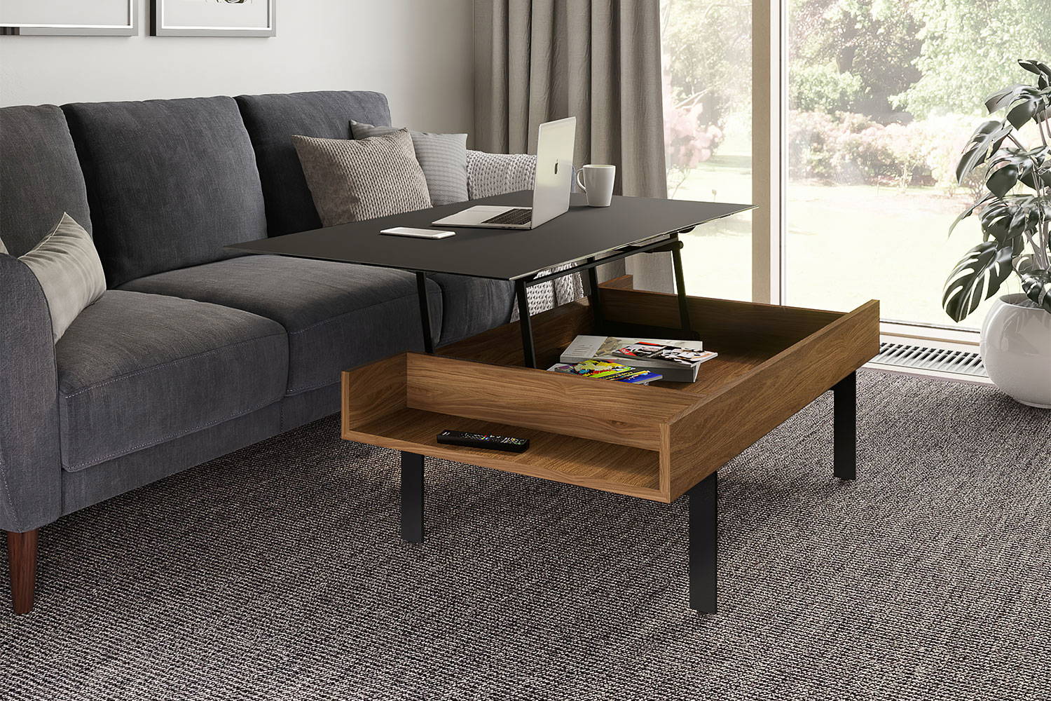 Reveal 1192 Lift Coffee Table by BDI | room service 360°