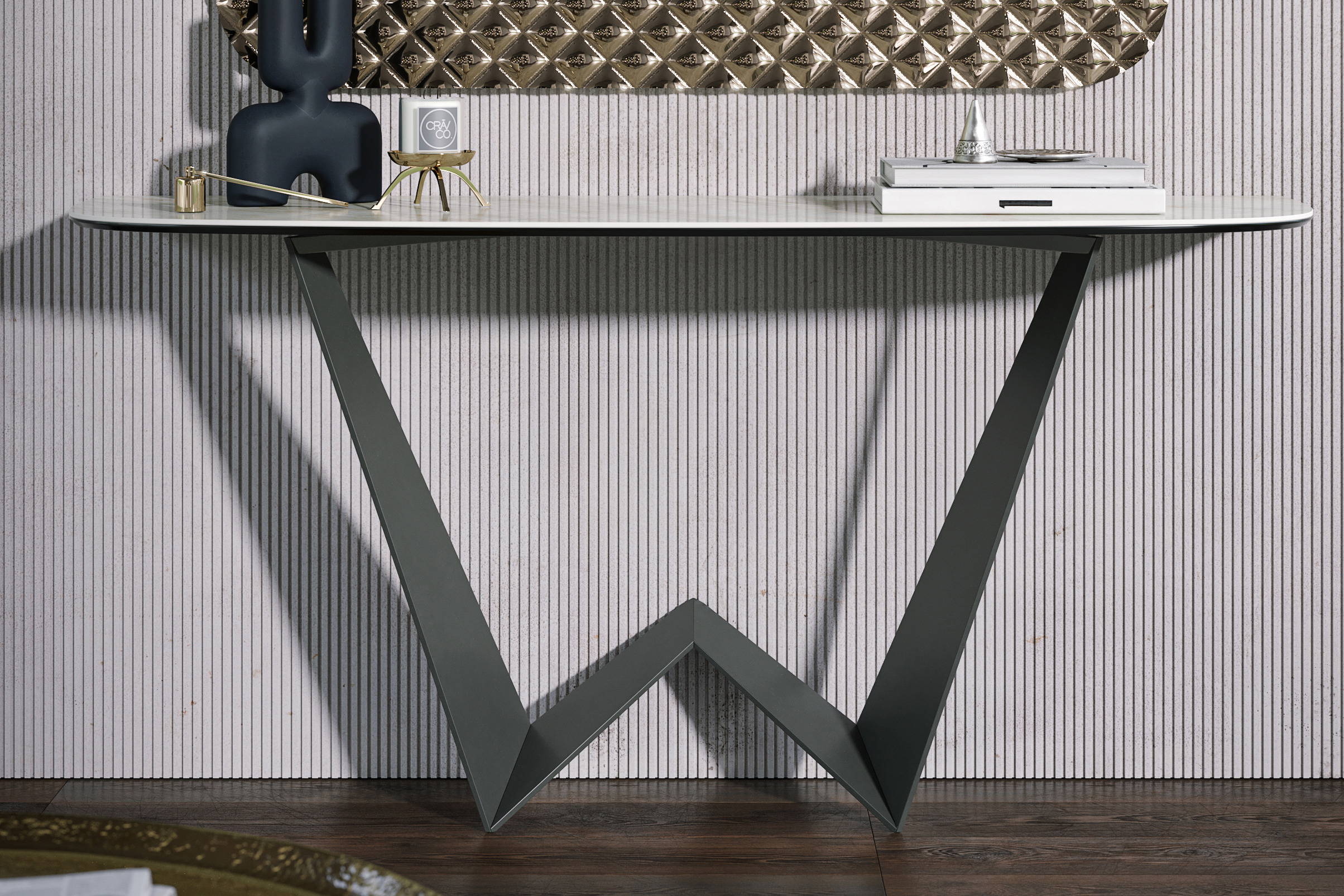 Reverse Console Table from Tonin Casa 