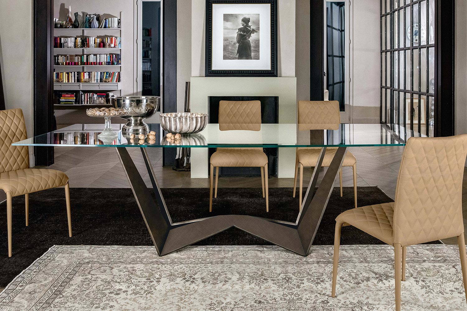 Reverse dining table by Tonin Casa