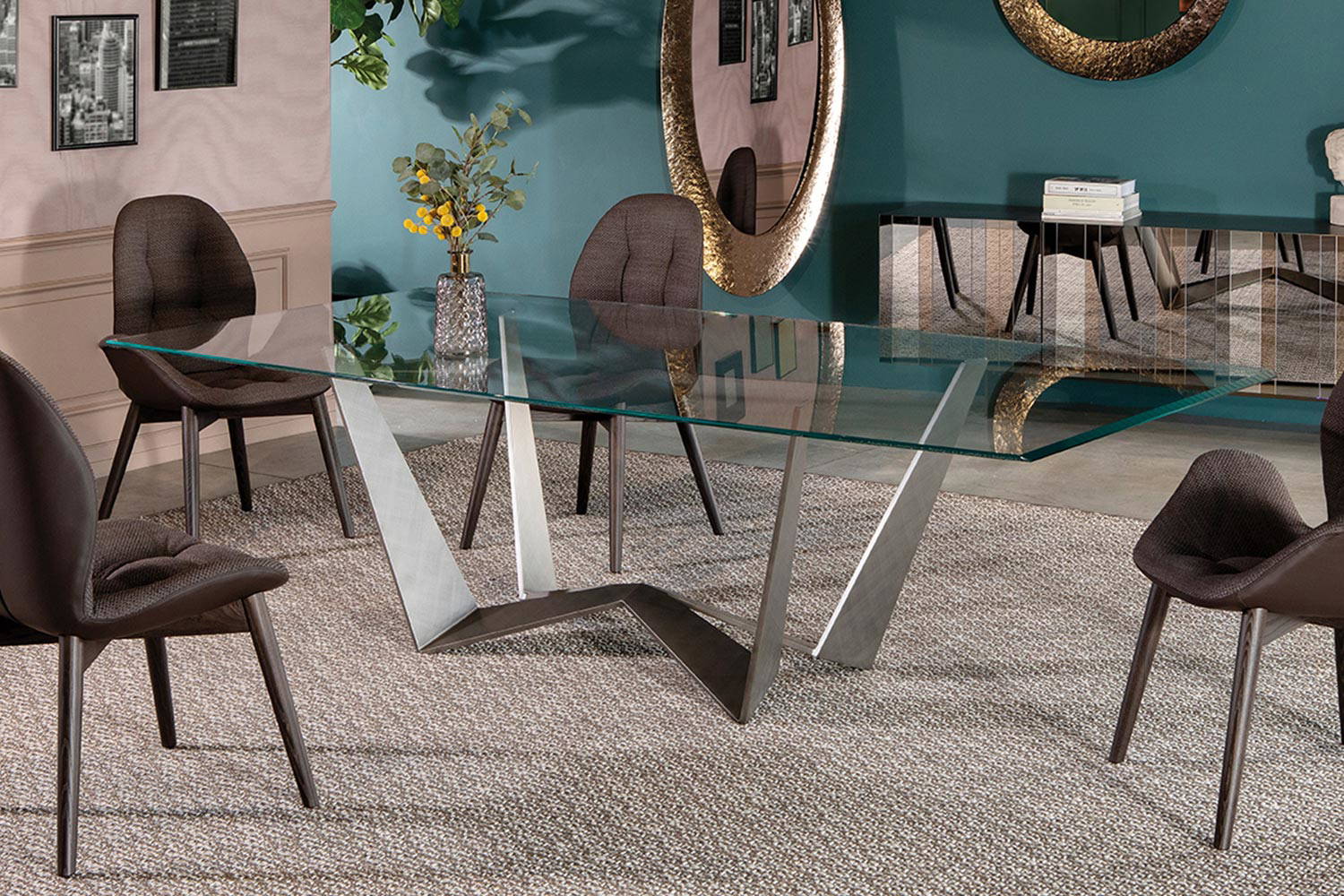 Reverse Dining Table by Tonin Casa | room service 360°
