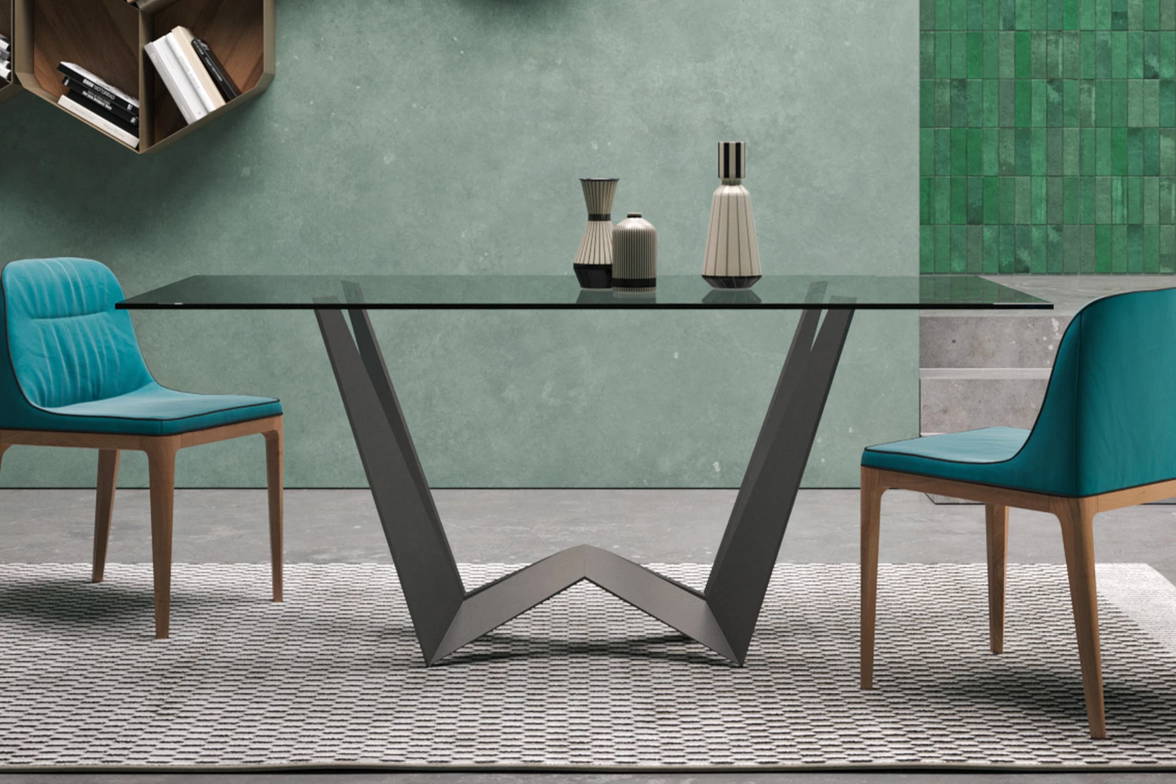Reverse Mini Dining Table from Tonin Casa Reverse Mini Dining Table from Tonin Casa