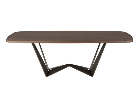 Reverse Wood Dining Table