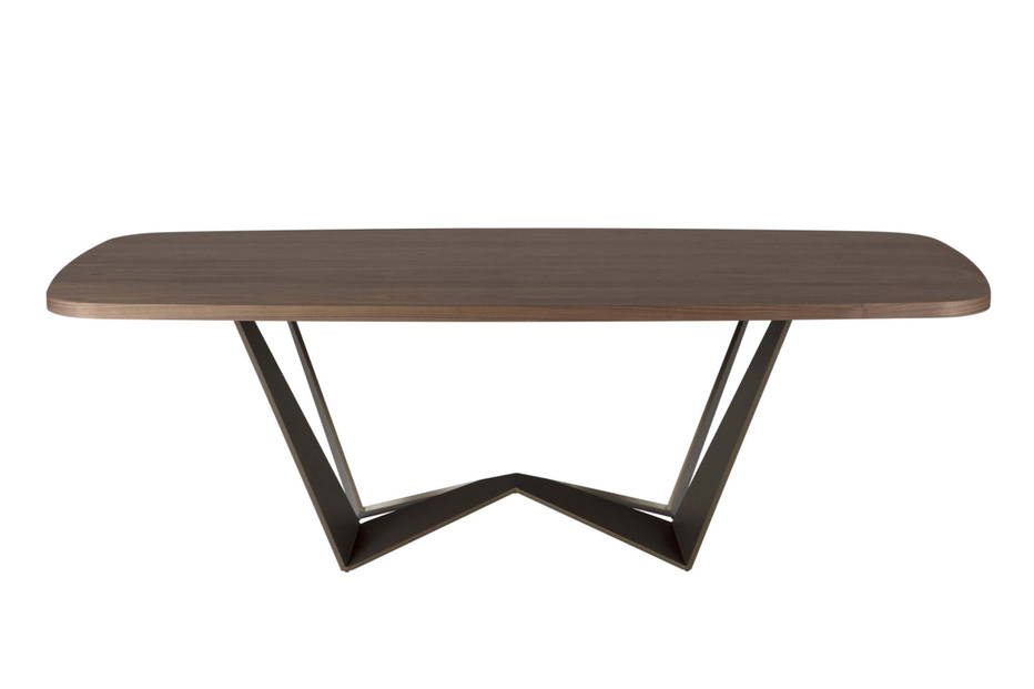 Reverse Wood Dining Table