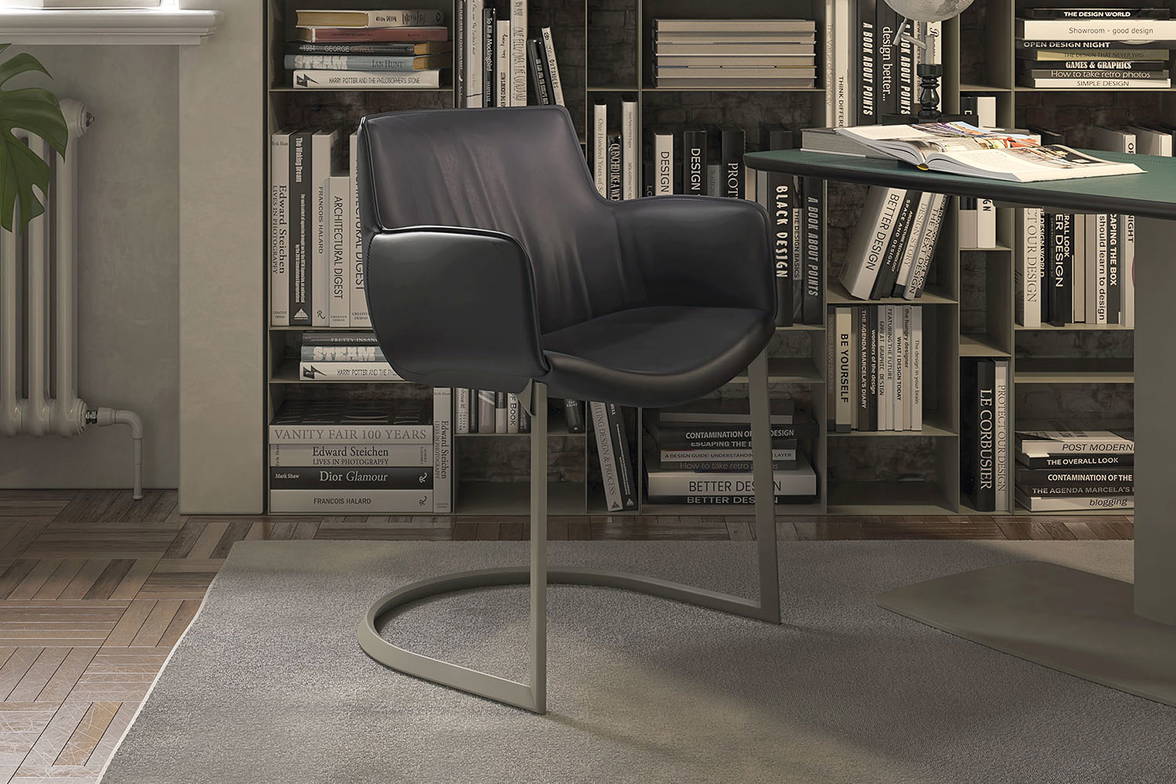 Rhonda Cantilever Dining Chair by Cattelan Italia Rhonda Cantilever Dining Chair by Cattelan Italia
