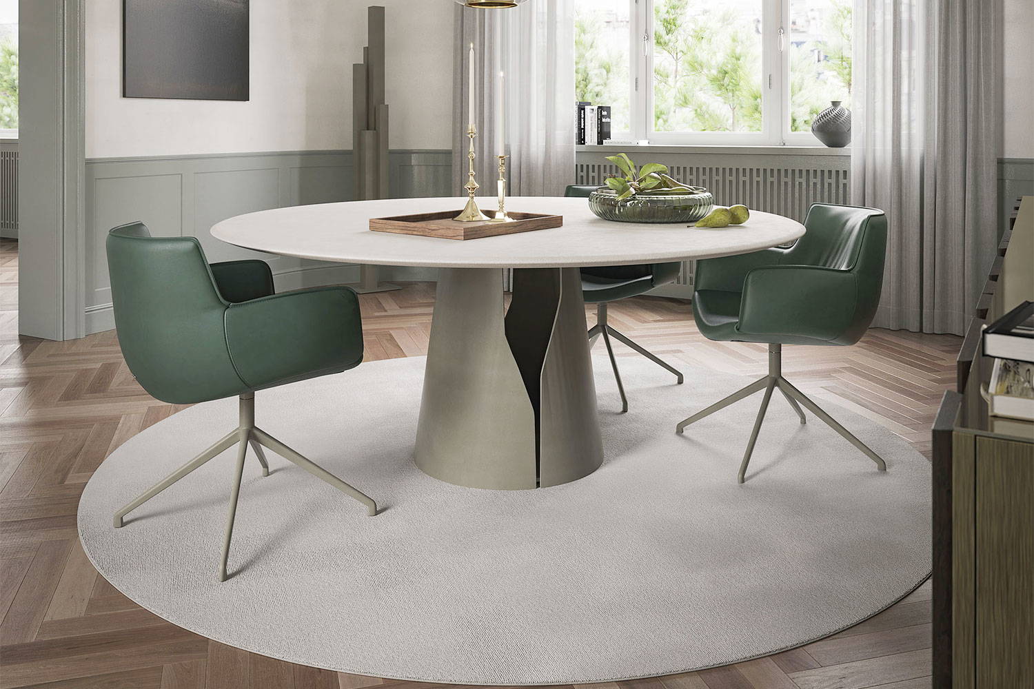 Rhonda Turn Dining Chair by Cattelan Italia | room service 360°