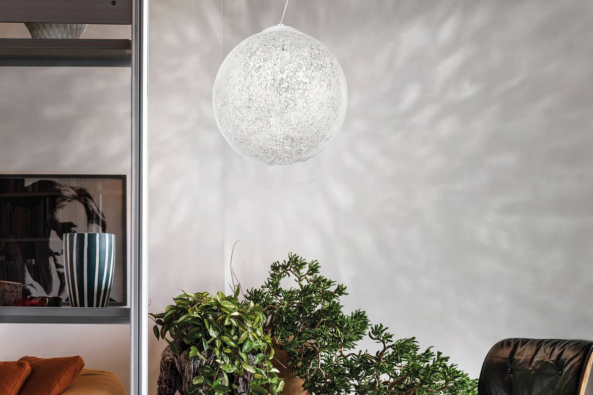 Rina SP 42 Suspension Light in living room Rina SP 42 Suspension Light in living room
