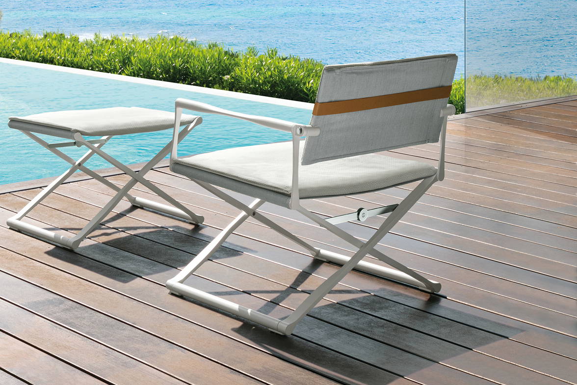 Riviera folding lounge armchair by Talenti Riviera folding lounge armchair by Talenti