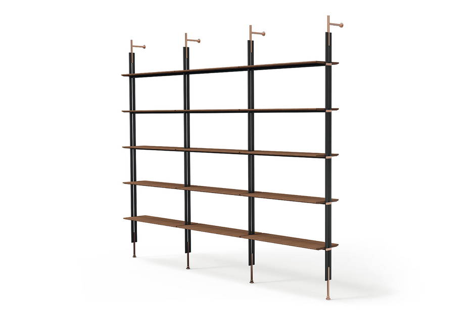 Roll bookshelf by Bonaldo (wall-mounted)