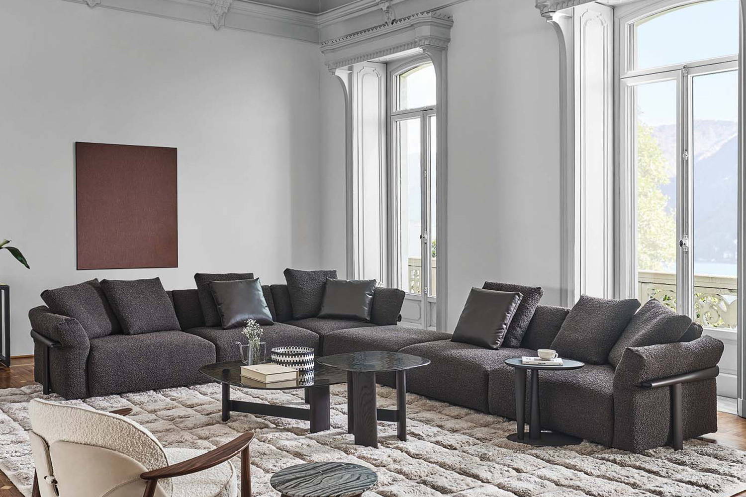 Ronny Corner Sectional Sofa with Peninsula