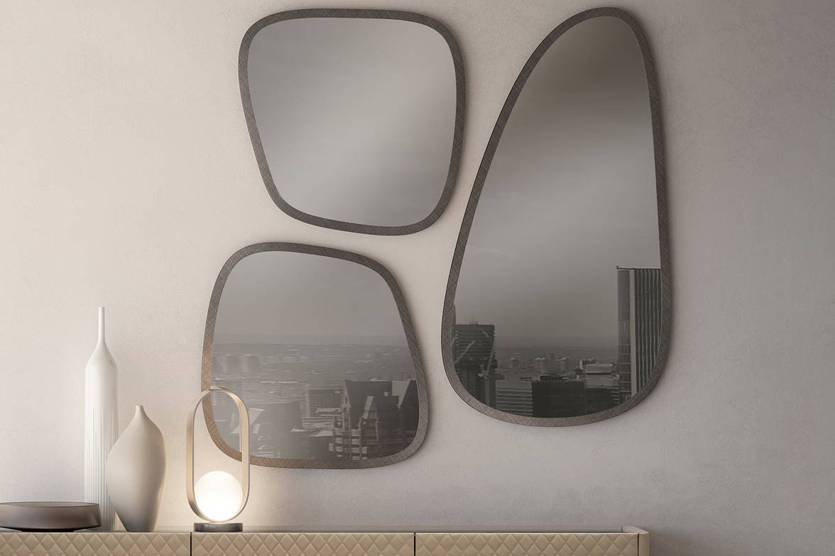 Rounded mirror designed by Moom for eforma Rounded mirror designed by Moom for eforma