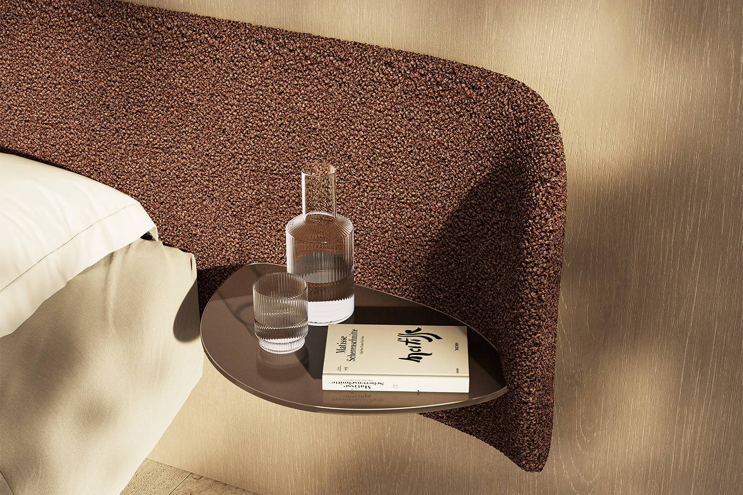 Roundy Wall Mounted Nightstand