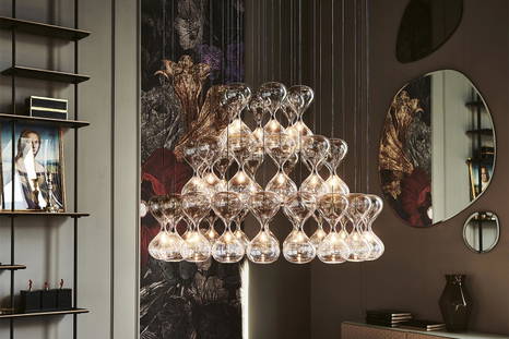 Sablier chandelier by Cattelan Italia