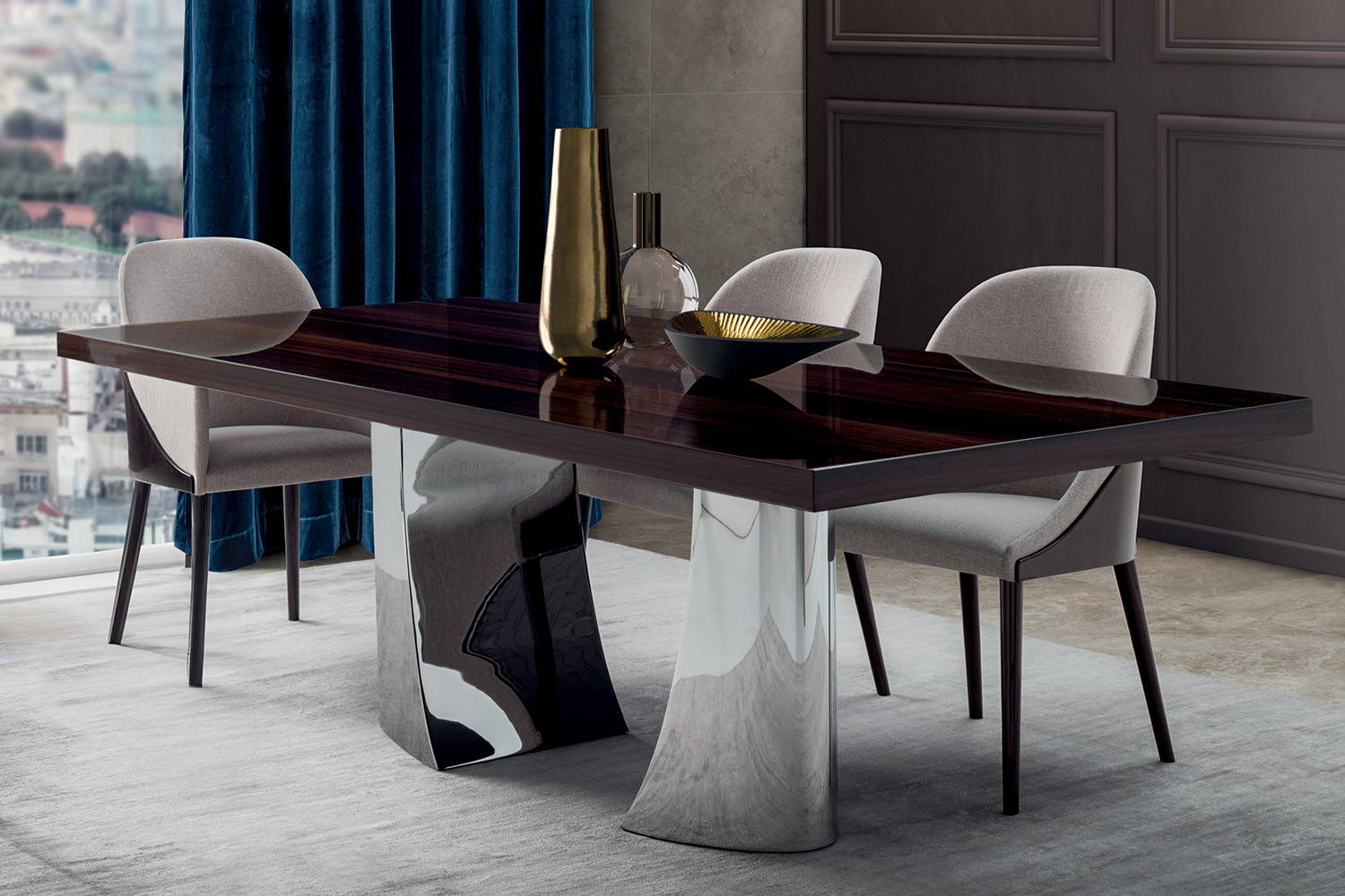 Saks Dining Table designed by Stefano Spessotto