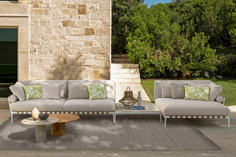 Salinas Sectional Sofa with Chaise Comp. A by Talenti