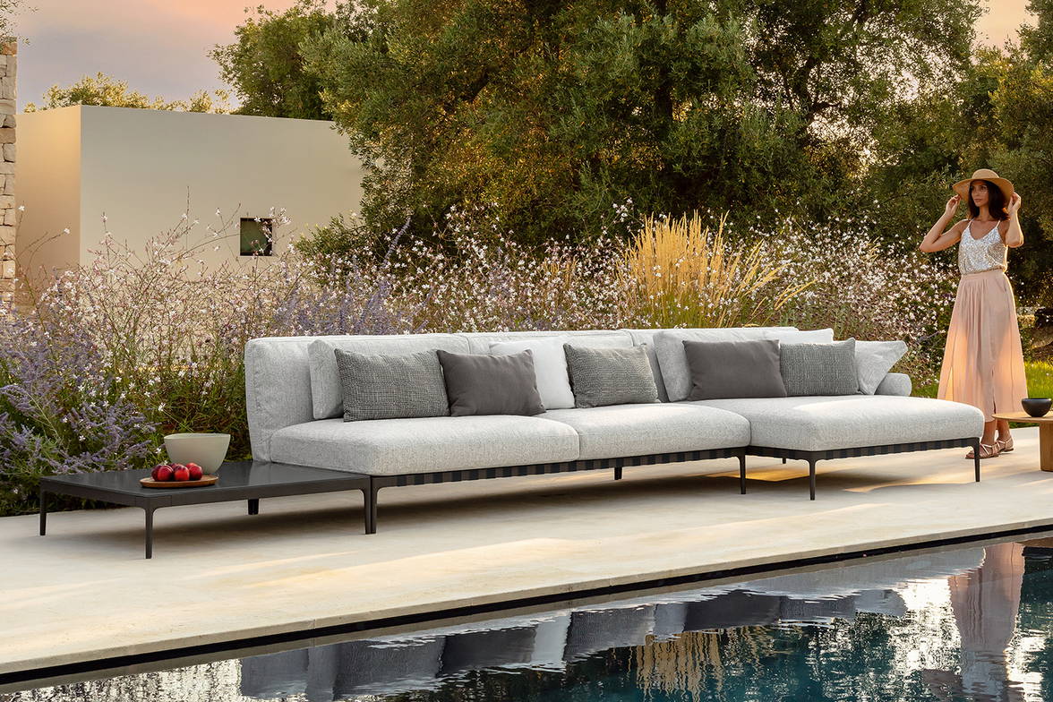 Salinas Sectional Sofa with Chaise Comp. B by Talenti Salinas Sectional Sofa with Chaise Comp. B by Talenti