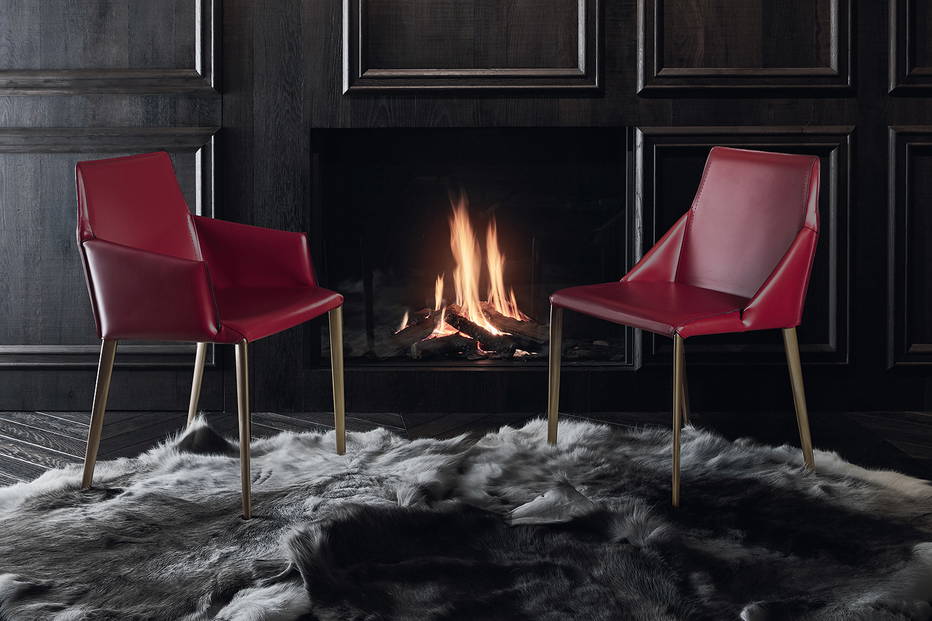 Sally dining chairs designed by Giuseppe Casarosa for Bontempi Casa