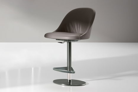 Sam Upholstered Adjustable Bar Stool