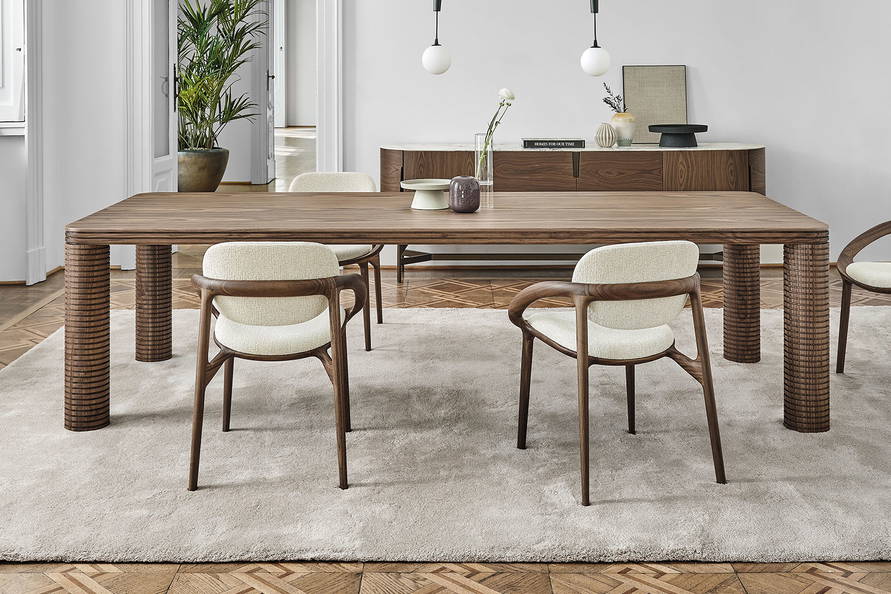 Sansiro Wood Dining Table