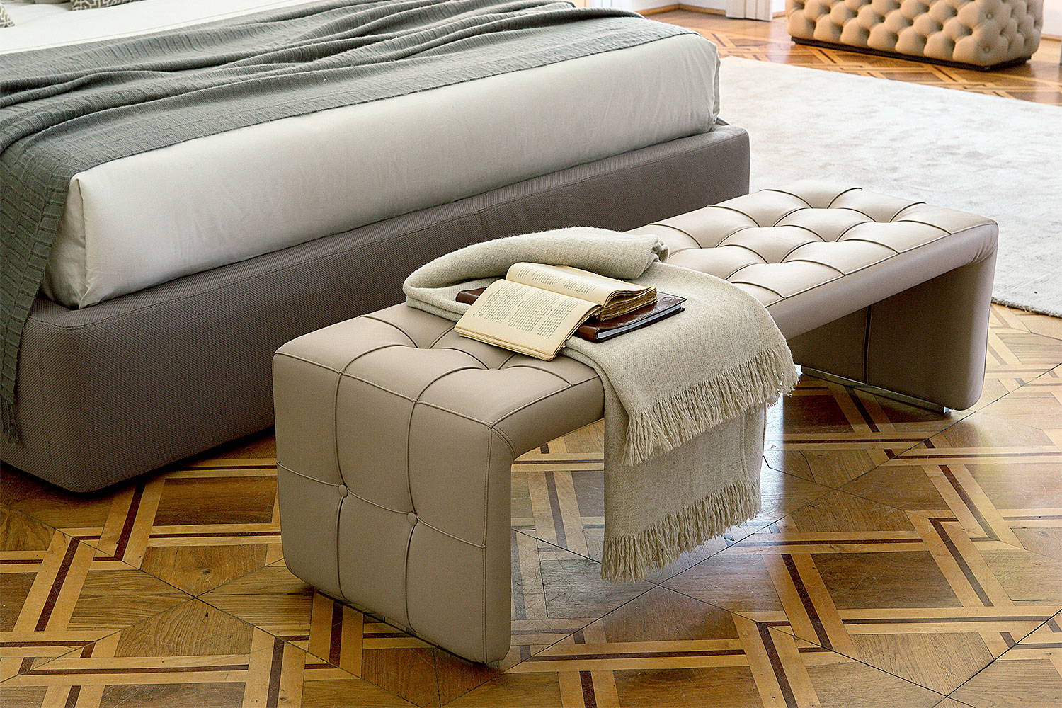 Scarlett bench by Porada