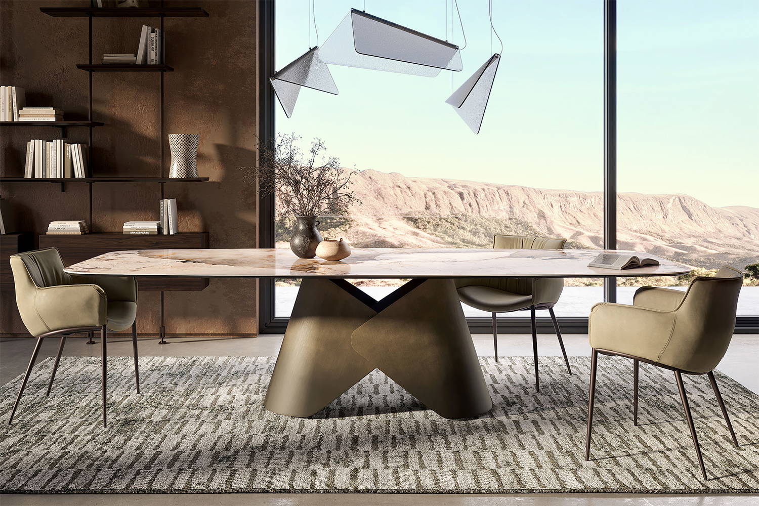 Scott Keramik Dining Table by Cattelan Italia