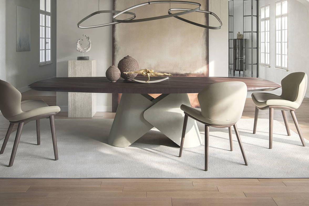 Scott Masterwood Dining Table by Cattelan Italia Scott Masterwood Dining Table by Cattelan Italia