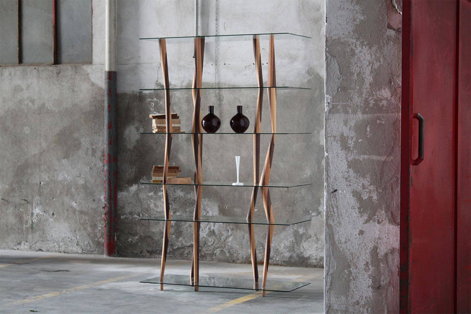 Sendai Crystal bookcase by Horm
