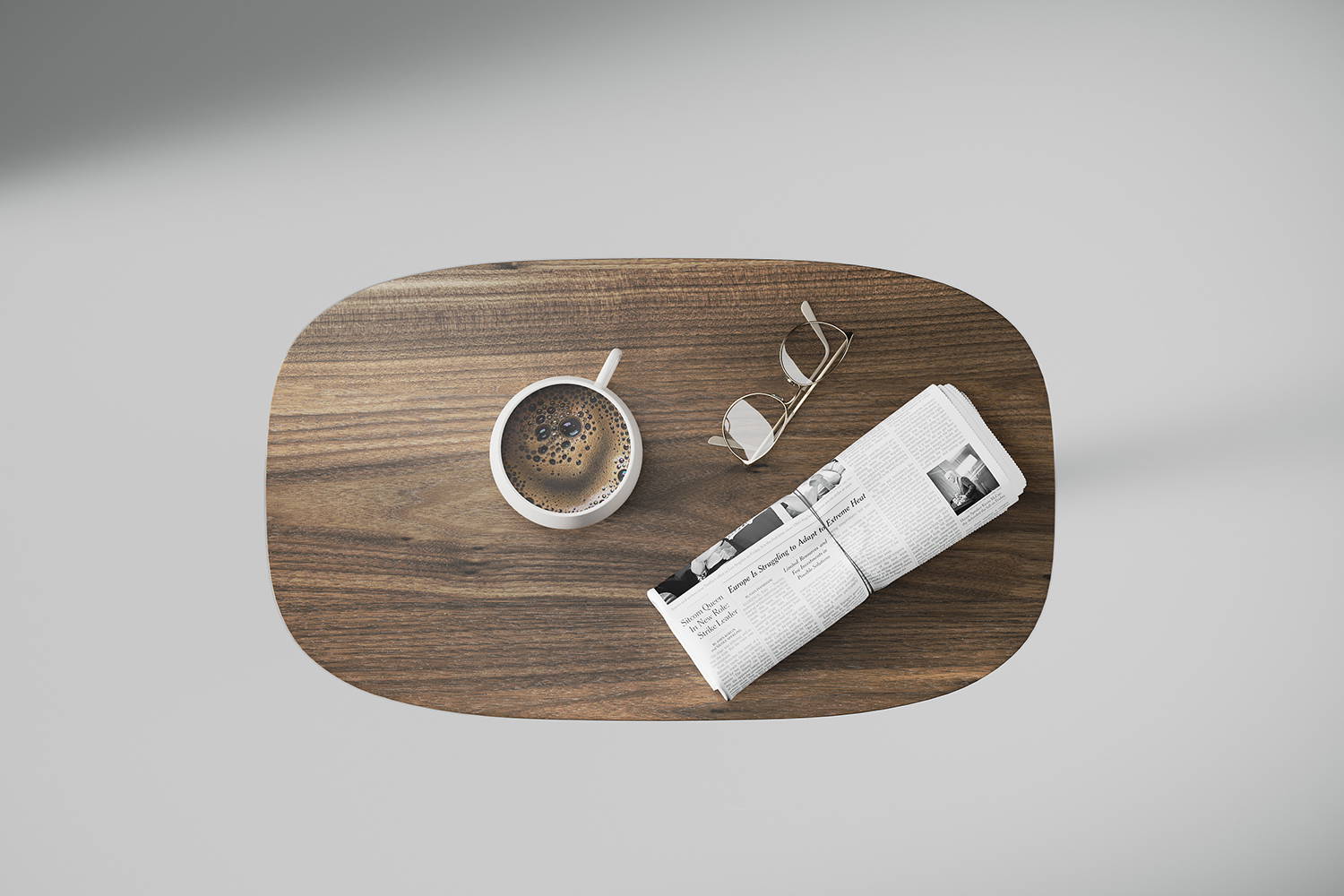 Serif 1046 Wood Lift Laptop Table by BDI | room service 360°