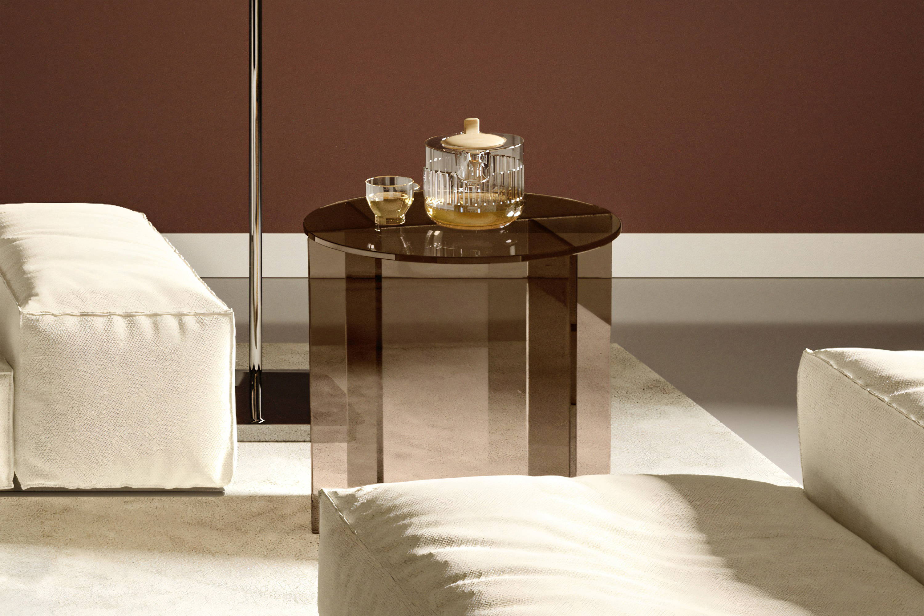 Sestante end tables from Tonelli