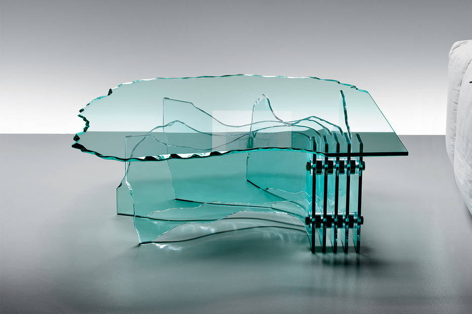 Shell coffee table by Fiam Italia