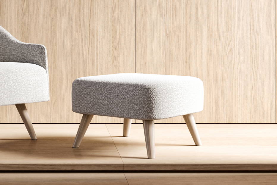 Shell Pouf designed by Stefano Morandini