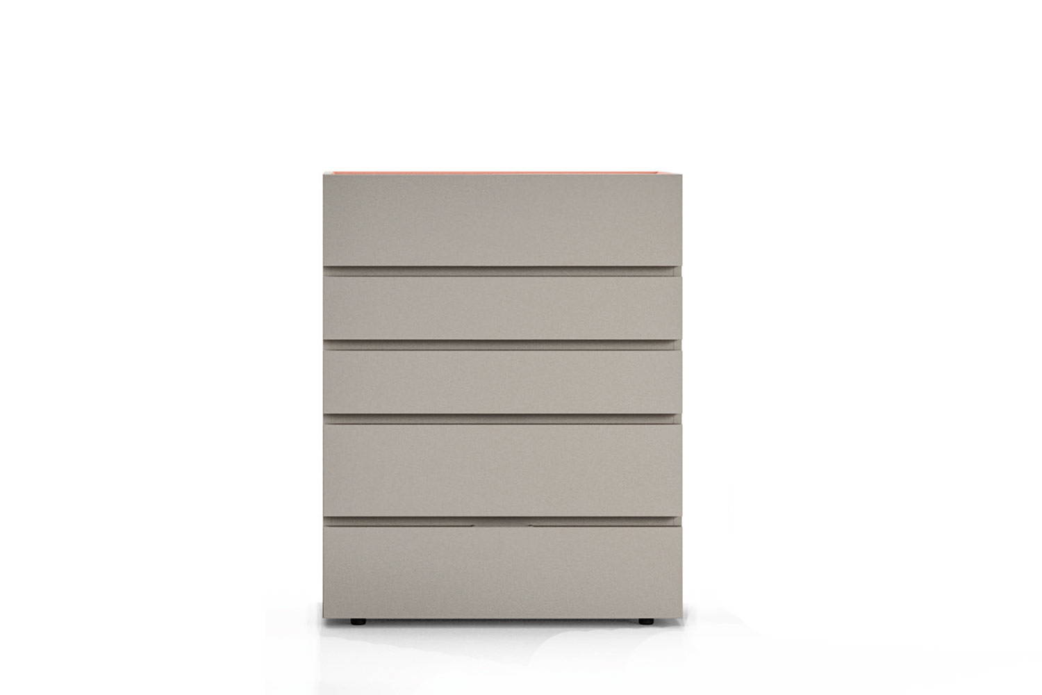 Sibari chest with top in contrast finish