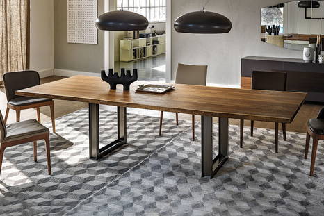 Sigma dining table with Patricia chair by Cattelan Italia