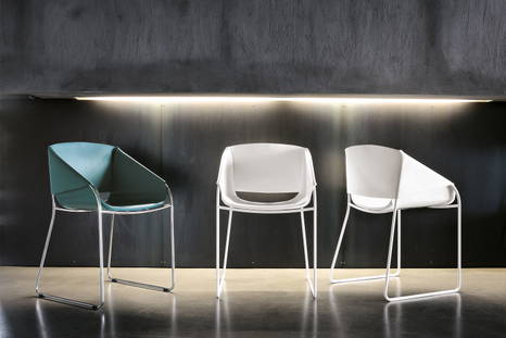 Simply dining chairs by Tonin Casa come in various upholsteries