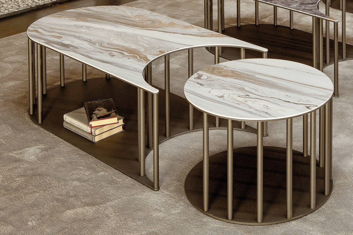 Sinergy Coffee and End Table, close-up Sinergy Coffee and End Table, close-up