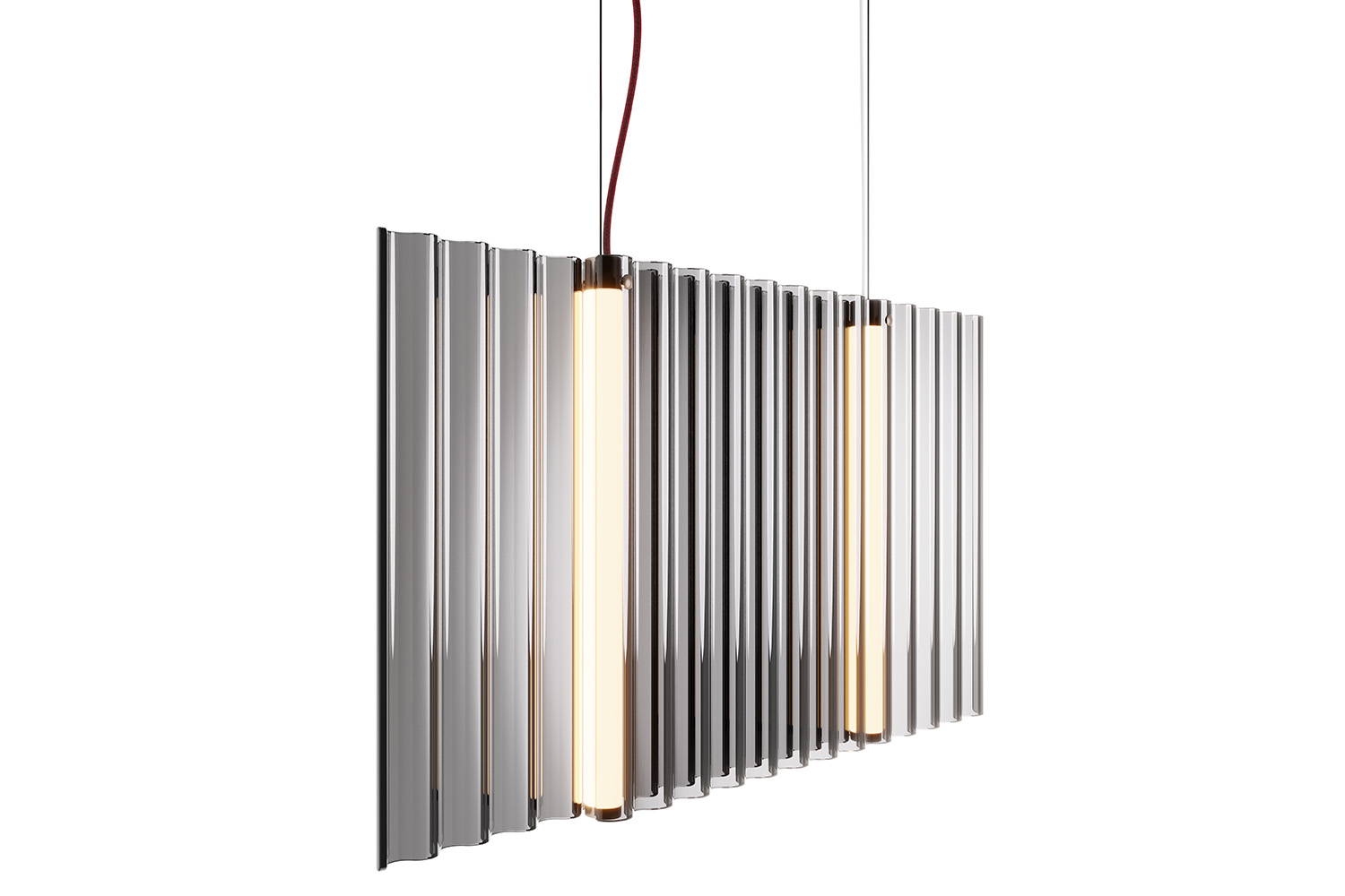 Sipario suspension light smoke glass